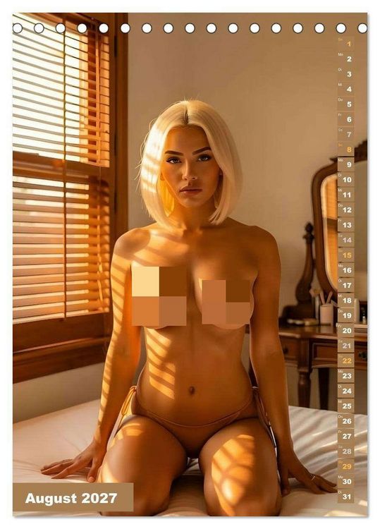 Produktbild: Der Morgen danach - Sinnliche Frauen im ersten Morgenlicht (Tischkalender 2027 DIN A5 hoch), CALVENDO Monatskalender