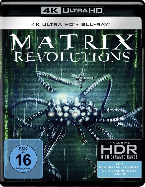 Produktbild: Matrix Revolutions (4K Ultra HD) (+ Blu-ray 2D) (+ Bonus-Blu-ray)