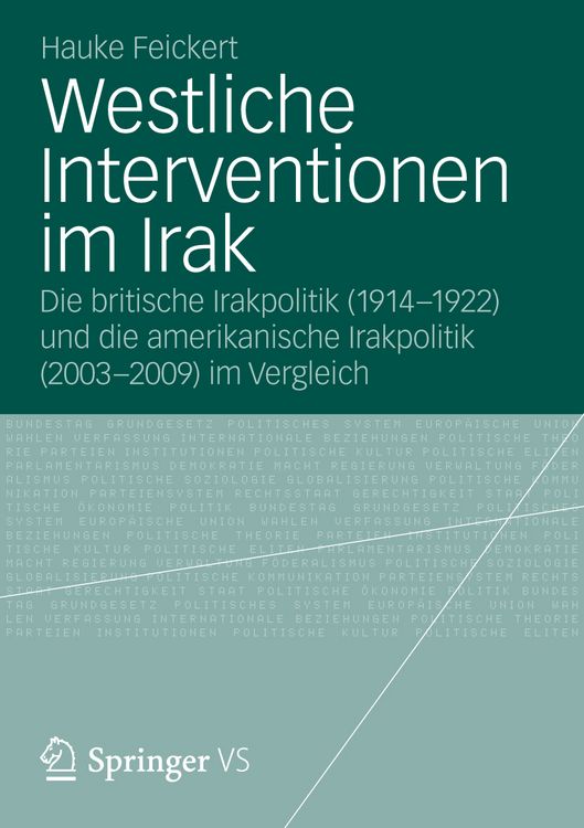 Produktbild: Westliche Interventionen im Irak