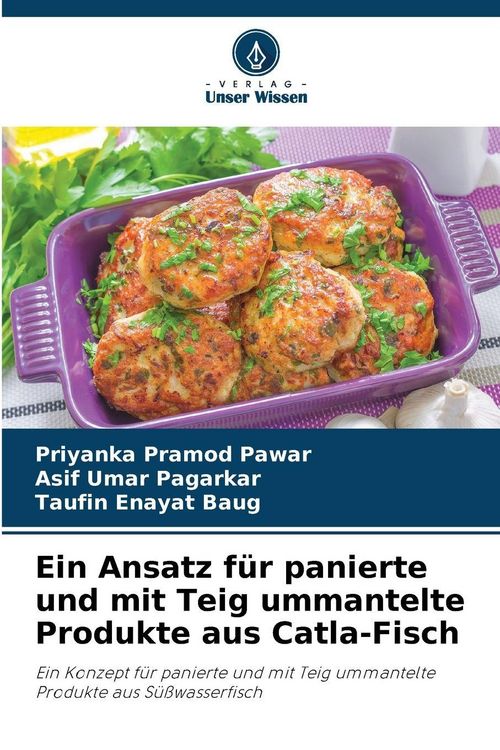 Produktbild: Ein Ansatz f&uuml;r panierte und mit Teig ummantelte Produkte aus Catla-Fisch
