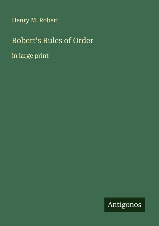 Produktbild: Robert's Rules of Order
