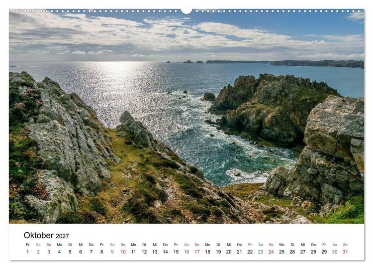 Produktbild: Bretagne &ndash; Die Halbinsel Crozon (Wandkalender 2027 DIN A2 quer), CALVENDO Monatskalender
