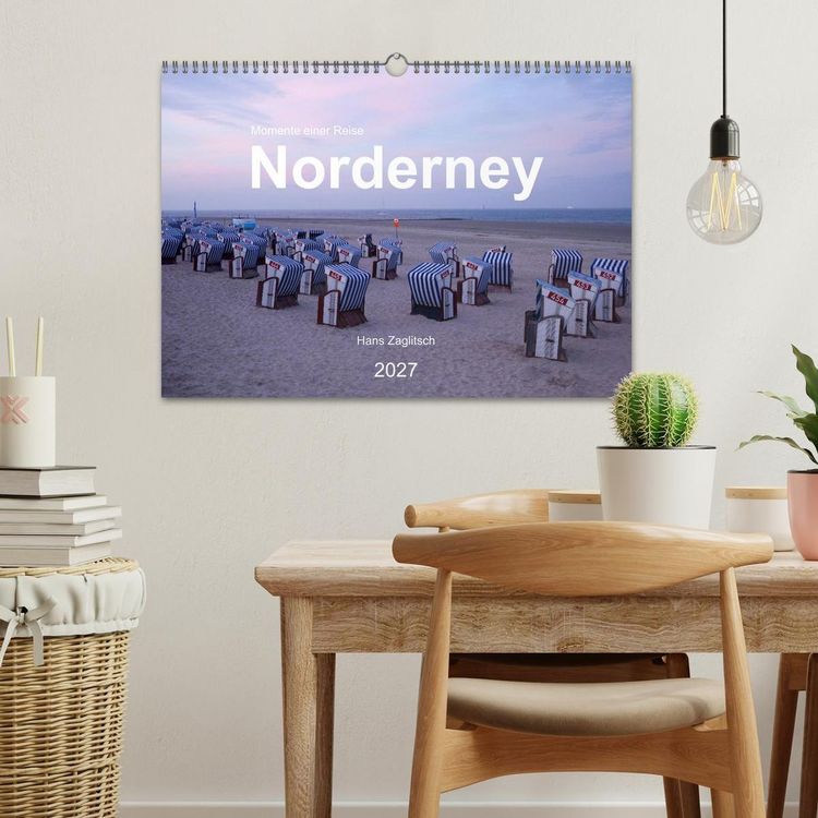 Produktbild: Norderney - Momente einer Reise (Wandkalender 2027 DIN A3 quer), CALVENDO Monatskalender