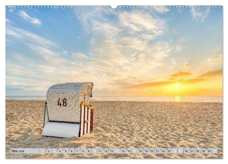Produktbild: Wundersch&ouml;ne Ostsee R&uuml;gen und Usedom (hochwertiger Premium Wandkalender 2026 DIN A2 quer), Kunstdruck in Hochglanz