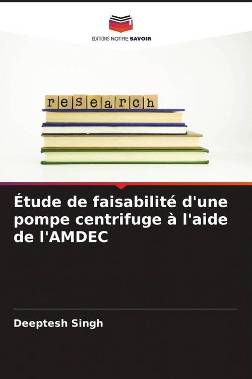 Produktbild: &Eacute;tude de faisabilit&eacute; d'une pompe centrifuge &agrave; l'aide de l'AMDEC
