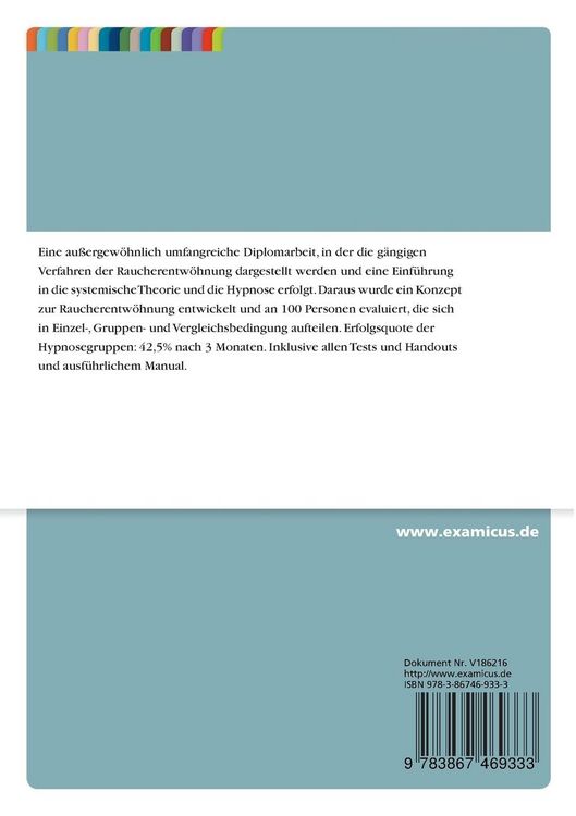 Produktbild: Mehr Vielfalt durch Rauchstopp - Konzeption und Evaluation eines Programms zur R