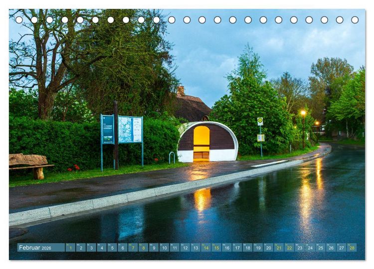 Produktbild: Buschvitz - Geografischer Mittelpunkt der Insel R&uuml;gen (Tischkalender 2026 DIN A5 quer), CALVENDO Monatskalender