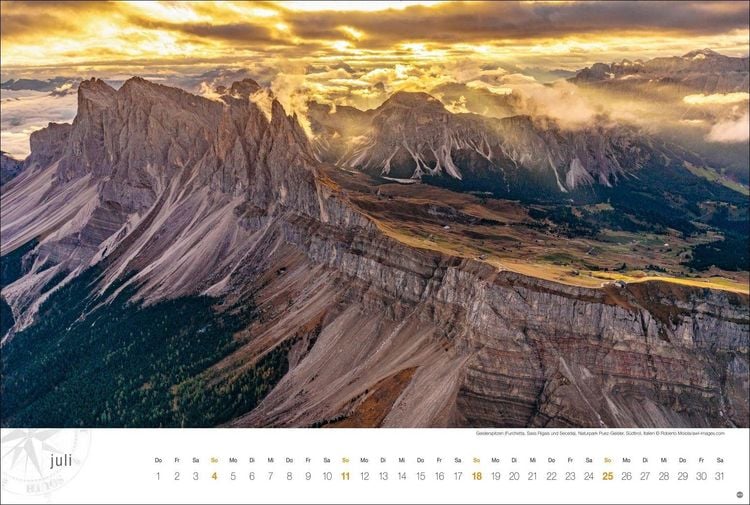 Produktbild: S&uuml;dtirol Globetrotter Kalender 2027 - Von romantischen T&auml;lern und schroffer Bergwelt