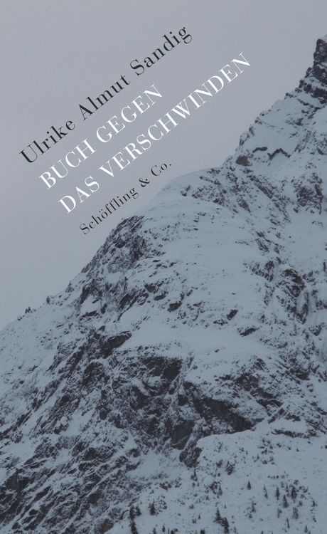 Produktbild: Buch gegen das Verschwinden