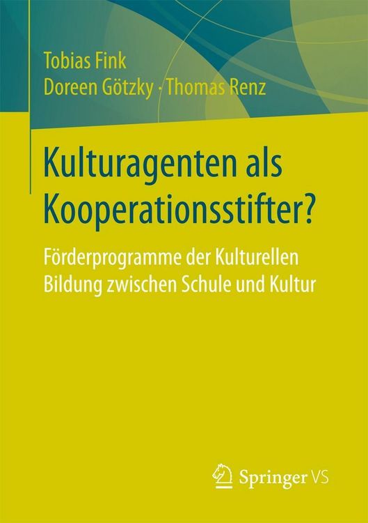 Produktbild: Kulturagenten als Kooperationsstifter?