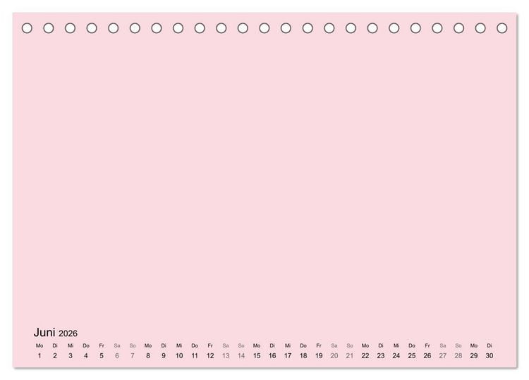 Produktbild: DIY Bastel-Kalender -Warme Pastell Farben- Zum Selbstgestalten (Tischkalender 2026 DIN A5 quer), CALVENDO Monatskalender