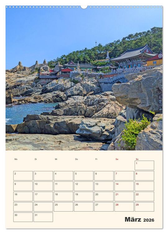 Produktbild: Busan - Eine Reise durch das Herz der K&uuml;stenstadt (hochwertiger Premium Wandkalender 2026 DIN A2 hoch), Kunstdruck in Hochglanz