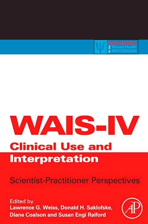 Produktbild: WAIS-IV Clinical Use and Interpretation