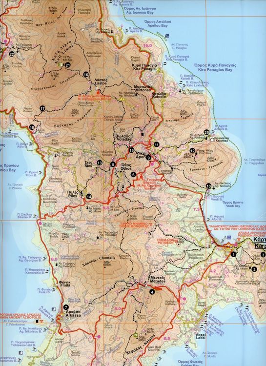 Produktbild: Karpathos Kassos 1 : 60 000