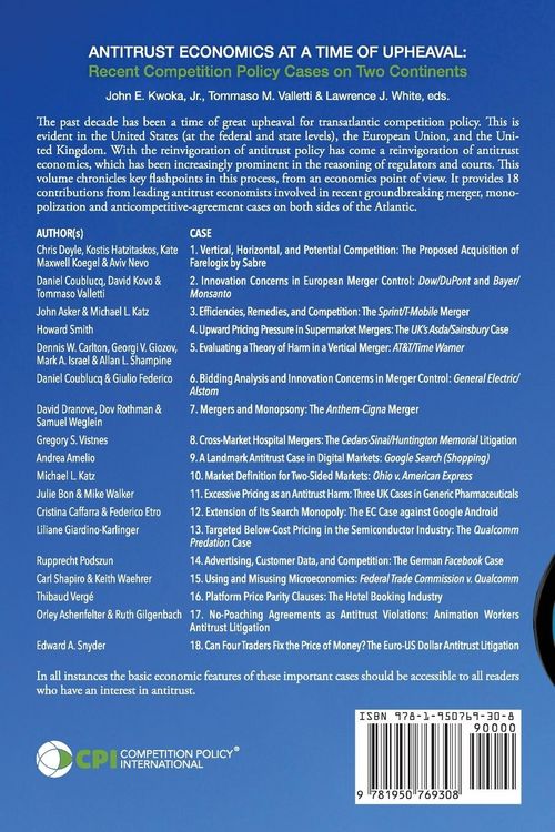 Produktbild: Antitrust Economics At a Time Of Upheaval