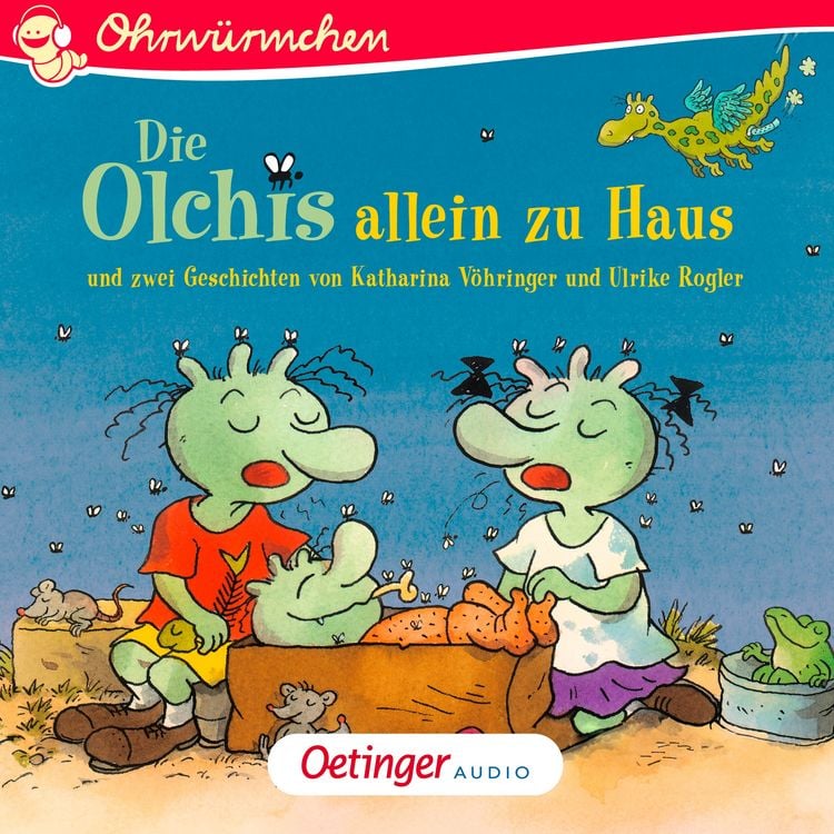 Produktbild: Die Olchis allein zu Haus und zwei Geschichten von Katharina Vöhringer und Ulrike Rogler