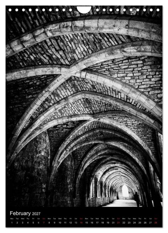 Produktbild: Journeys - Black & White (Wall Calendar 2027 DIN A4 portrait), CALVENDO 12 Month Wall Calendar