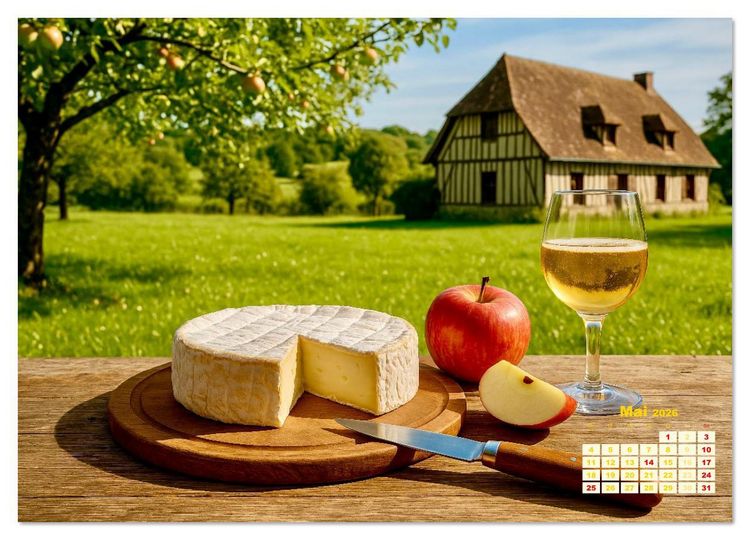 Produktbild: K&auml;se aus aller Welt (Wandkalender 2026 DIN A4 quer), CALVENDO Monatskalender
