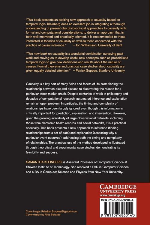 Produktbild: Causality, Probability, and Time