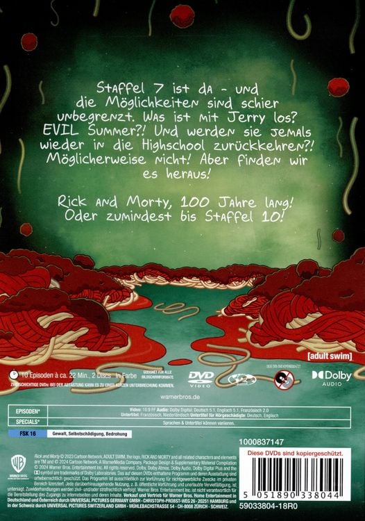 Produktbild: Rick & Morty - Staffel 7 [2 DVDs]