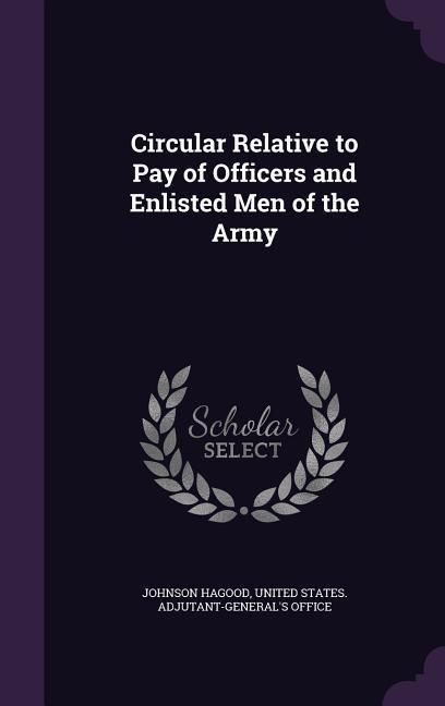 Produktbild: Circular Relative to Pay of Officers and Enlisted Men of the Army