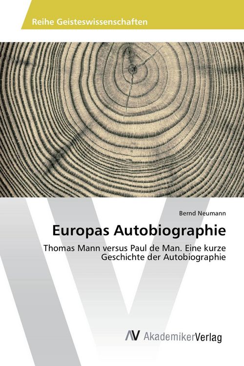 Produktbild: Europas Autobiographie