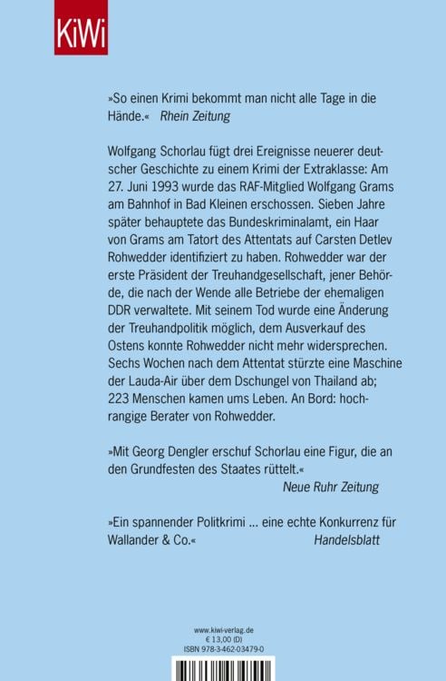 Produktbild: Die blaue Liste / Georg Dengler Band 1