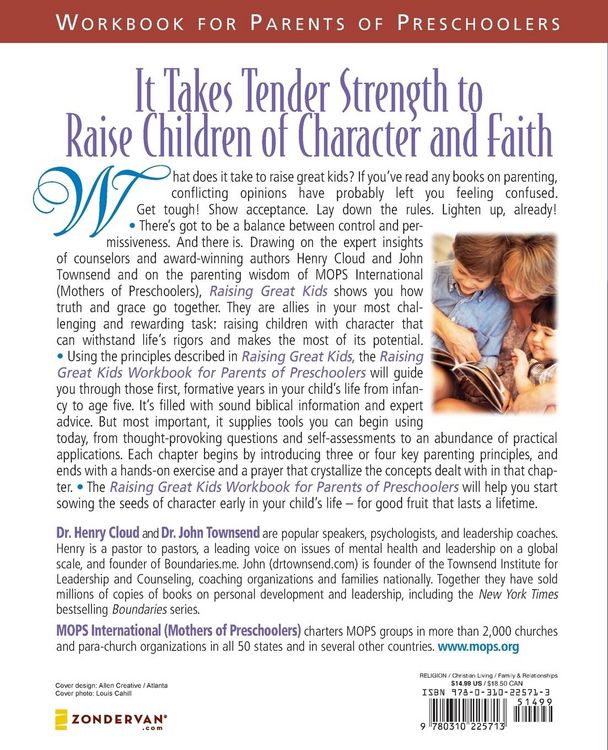 Produktbild: The Raising Great Kids Workbook for Parents of Preschoolers
