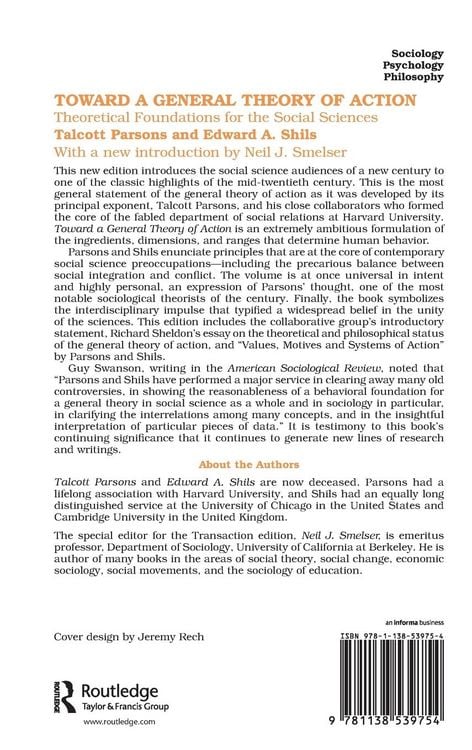 Produktbild: Toward a General Theory of Action
