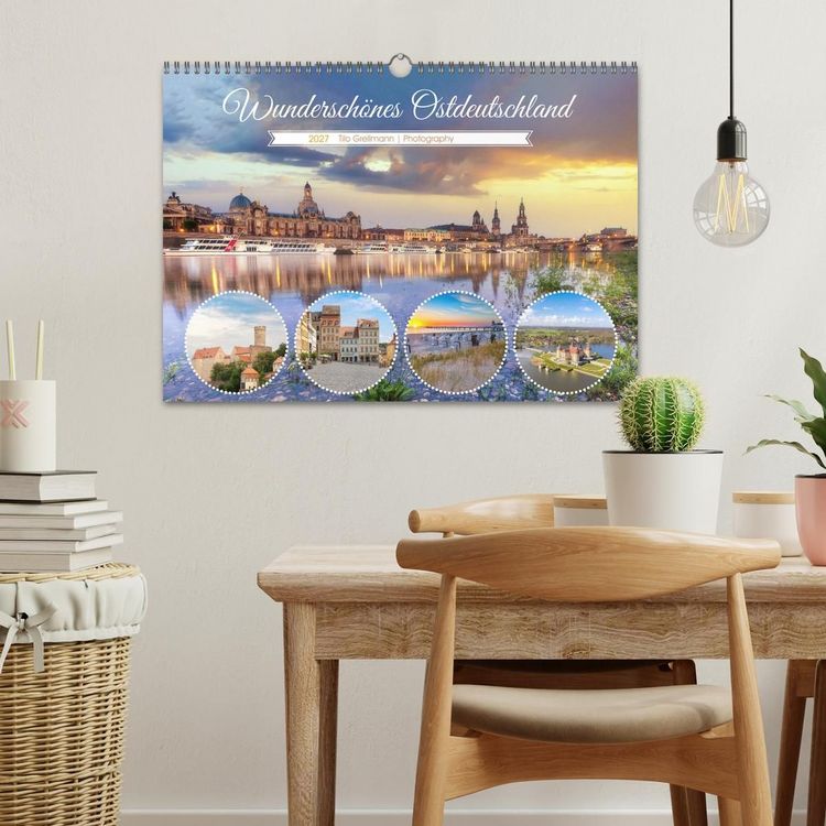 Produktbild: Wundersch&ouml;nes Ostdeutschland (Wandkalender 2027 DIN A3 quer), CALVENDO Monatskalender