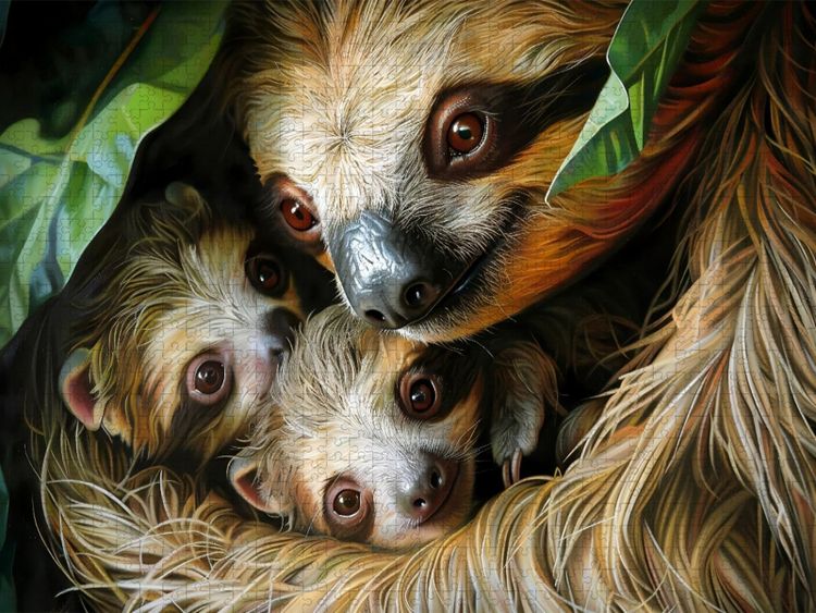 Produktbild: CALVENDO Puzzle Ein Motiv aus dem Kalender "Tierkinder des S&uuml;dens" | 1000 Teile Lege-Gr&ouml;&szlig;e 64x48cm Foto-Puzzle f&uuml;r gl&uuml;ckliche Stunden