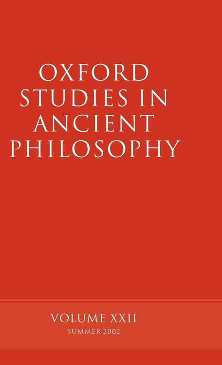 Produktbild: Oxford Studies in Ancient Philosophy