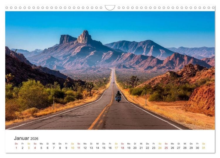 Produktbild: Zeitreise auf Asphalt (Wandkalender 2026 DIN A3 quer), CALVENDO Monatskalender