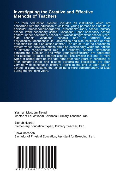 Produktbild: Investigating the Creative and Effective Methods of Teachers