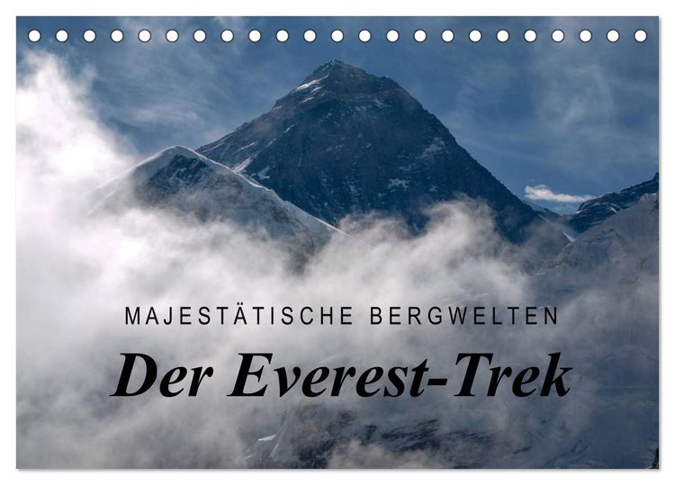 Produktbild: Majest&auml;tische Bergwelten - Der Everest Trek (Tischkalender 2026 DIN A5 quer), CALVENDO Monatskalender