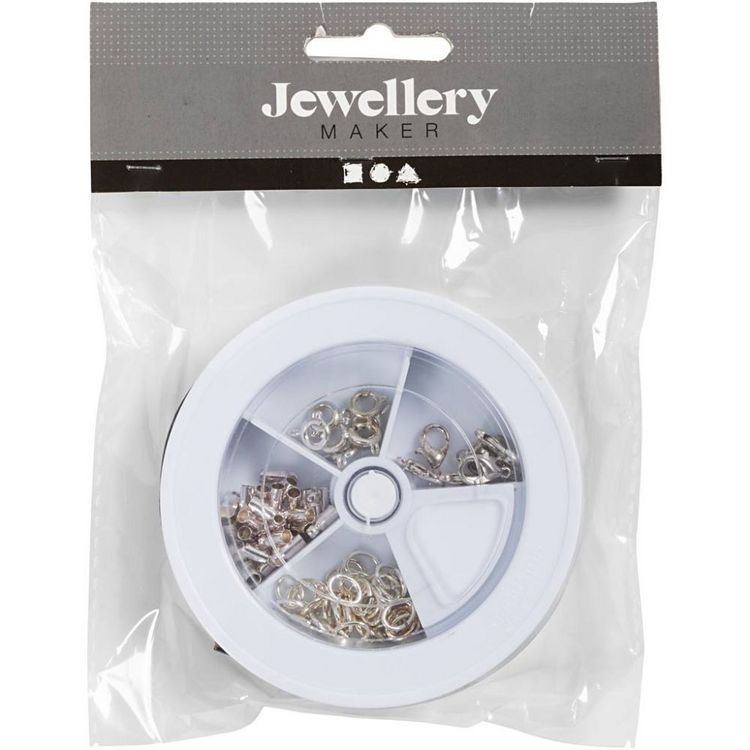 Produktbild: Creativ Company Starterset Schmuck, Lederb&auml;nder, Schwarz