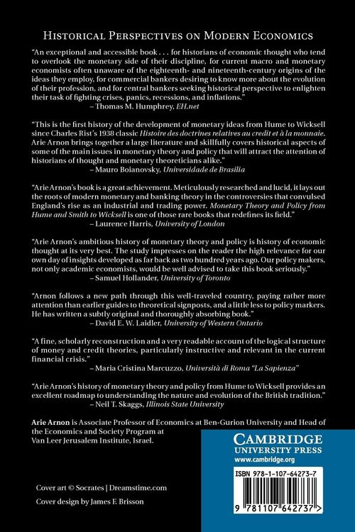 Produktbild: Monetary Theory and Policy from Hume and Smith to Wicksell