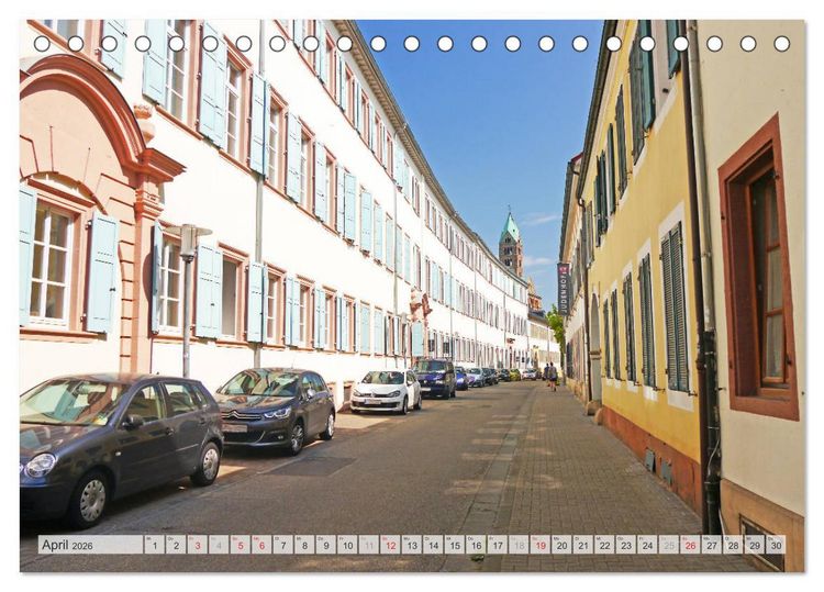 Produktbild: Speyer am Rhein. Rund um Kaiserdom und Altp&ouml;rtel (Tischkalender 2026 DIN A5 quer), CALVENDO Monatskalender