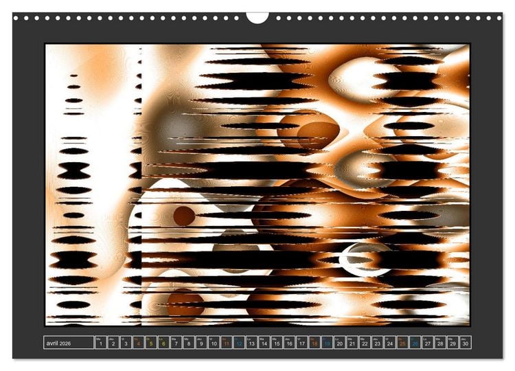 Produktbild: Art palette terre (Calendrier mural 2026 DIN A3 vertical), CALVENDO calendrier mensuel