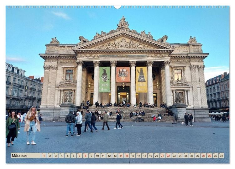 Produktbild: Br&uuml;ssel - Spannende Metropole (Wandkalender 2026 DIN A2 quer), CALVENDO Monatskalender