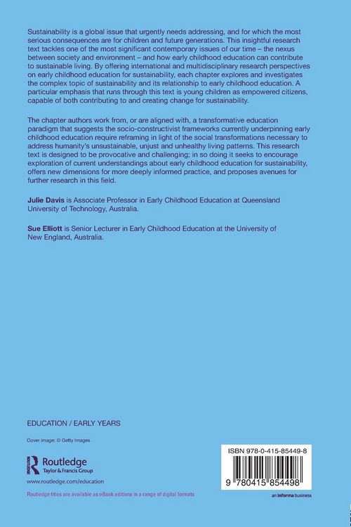 Produktbild: Research in Early Childhood Education for Sustainability