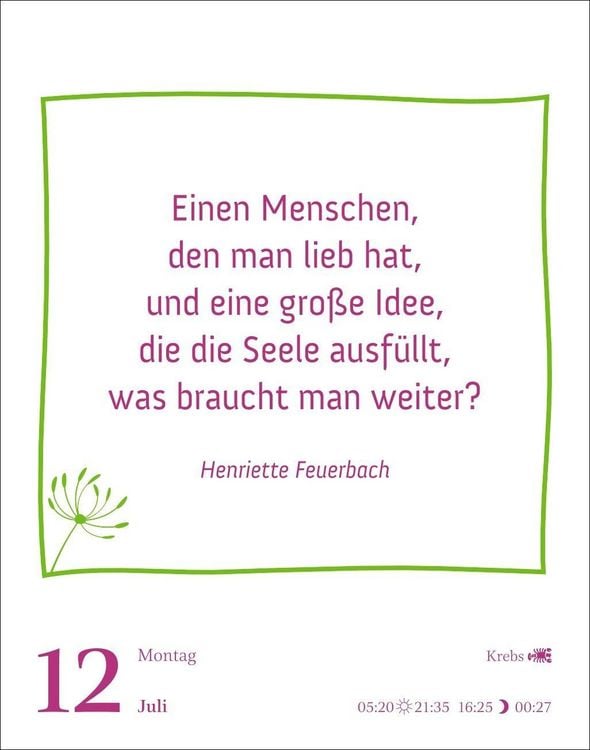 Produktbild: Heute ist dein Tag! Tagesabrei&szlig;kalender 2027 - 313 positive Zitate f&uuml;r 2027