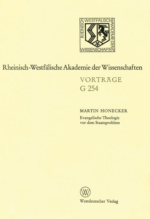 Produktbild: Evangelische Theologie vor dem Staatsproblem