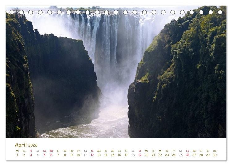 Produktbild: VICTORIAF&Auml;LLE Wunder der Natur (Tischkalender 2026 DIN A5 quer), CALVENDO Monatskalender