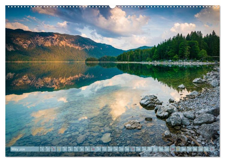 Produktbild: Germany - Dream Destination (High Quality Premium Wall Calendar 2026 DIN A2 landscape),CALVENDO 12 Month Wall Calendar
