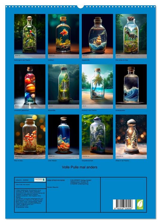 Produktbild: Volle Pulle mal anders (hochwertiger Premium Wandkalender 2026 DIN A2 hoch), Kunstdruck in Hochglanz