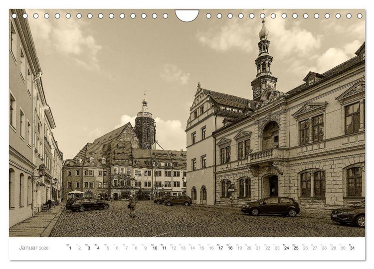 Produktbild: Nostalgiekalender Pirna (Wandkalender 2026 DIN A4 quer), CALVENDO Monatskalender