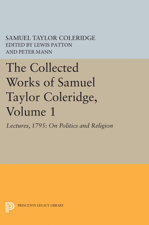 Produktbild: The Collected Works of Samuel Taylor Coleridge, Volume 1