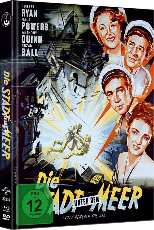 Produktbild: Die Stadt unter dem Meer - Kinofassung (Limited Mediabook mit Blu-ray+DVD+Booklet)