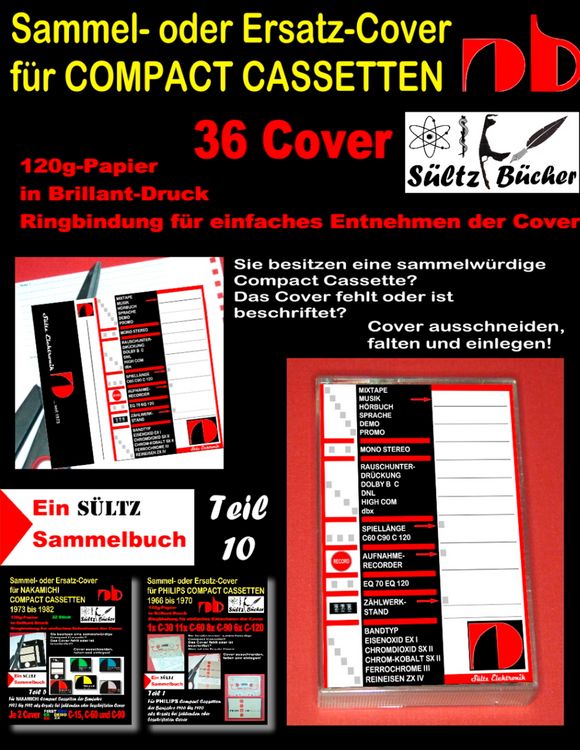 Produktbild: Sammel- oder Ersatz-Cover f&uuml;r Compact Cassetten